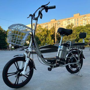 Електровелосипед MINAKO V12 Lux (18" 48V 15Ah 600W ) з заднім амортизатором та мʼяким сидінням 1742 фото