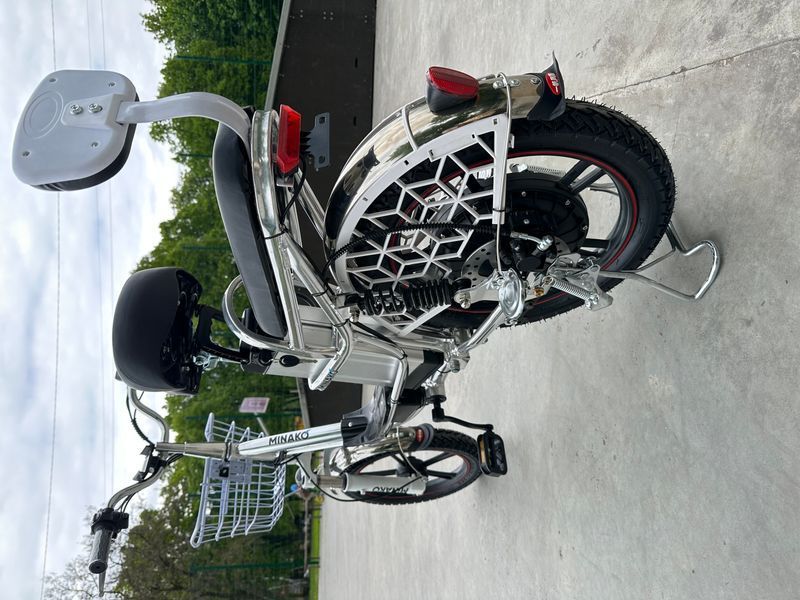 Електровелосипед MINAKO V12 Lux (18" 48V 15Ah 600W ) з заднім амортизатором та мʼяким сидінням 1742 фото