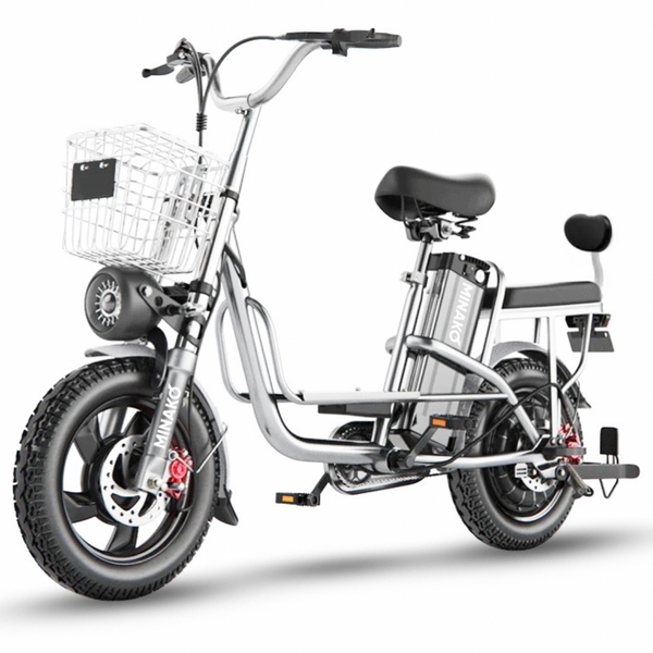 Електровелосипед MINAKO MONSTER PRO 60V 20Ah 1000W Chrome 1800 фото