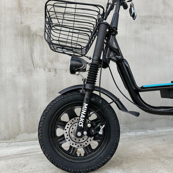 Електровелосипед MINAKO Monster 2025 20Ah 60V 1000W чорний | з посиленим вантажним багажником 34867 фото