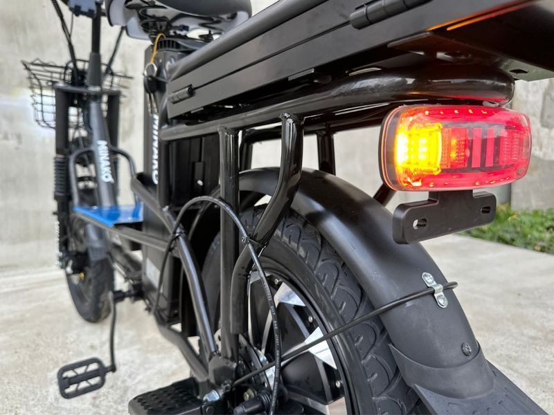 Електровелосипед MINAKO Monster 2025 20Ah 60V 1000W чорний | з посиленим вантажним багажником 34867 фото