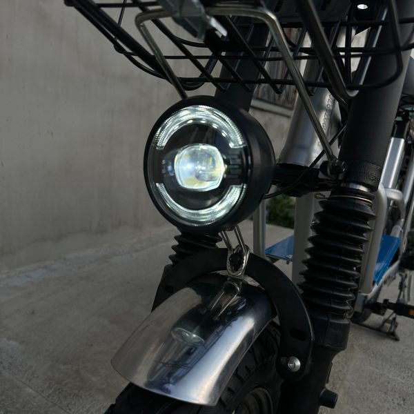 Електровелосипед MINAKO Monster 2025 18Ah 48V 1000W Хром | з розкладним сидінням - багажником 00987 фото