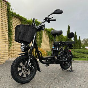 Електровелосипед MINAKO Monster PRO 26Ah 60V 1000W чорний | з розкладним сидінням - багажником + оновленим великим дисплеєм 2025 р 10006026 фото