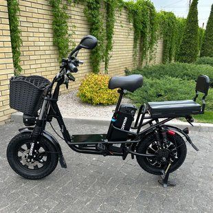 Електровелосипед MINAKO Monster PRO 26Ah 60V 1000W чорний | з розкладним сидінням - багажником + оновленим великим дисплеєм 2025 року і подвійними посиленими амортизаторами 10006025 фото